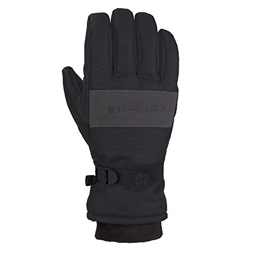 Carhartt Men's W.p. Waterproof Insulated Work Glove, Black/Grey, Small von Carhartt