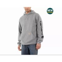 Carhartt - Sleeve Logo Kapuzenpullover Heather Grey t.xs - K288-E20-XS Carhartt - Sleeve Logo Kapuzenpullover Heather Grey t.xs - K288-E20-XS von Carhartt