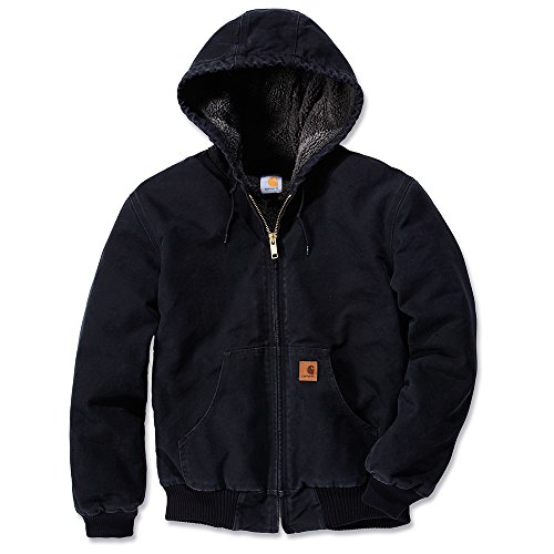 Carhartt Workwear Arbeitsjacke Sherpa Sandstone Jacket XL, schwarz, 101051 von Carhartt