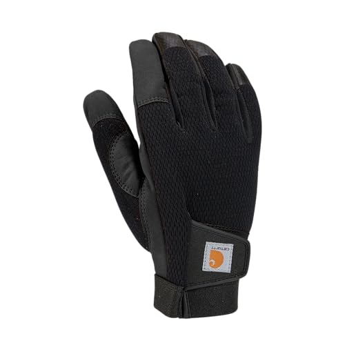 Carhatt Herren-Handschuh aus Kunstleder, hohe Fingerfertigkeit, berührungsempfindlich, sichere Manschette, Schwarz, XX-Large Carhatt Herren-Handschuh aus Kunstleder, hohe Fingerfertigkeit, berührungsempfindlich, sichere Manschette, Schwarz, XX-Large von Carhartt