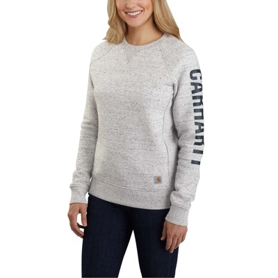 Damen Sweatshirt CLARKSBURG CREWNECK SWEATSHIRT, asphalt heather nep, Größe XL Damen Sweatshirt CLARKSBURG CREWNECK SWEATSHIRT, asphalt heather nep, Größe XL von Carhartt
