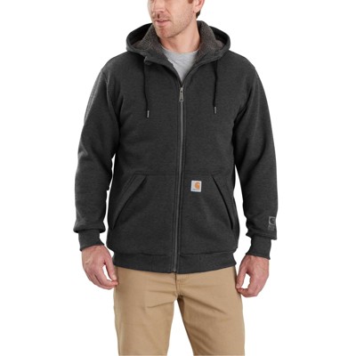 Herren Hoodie SHERPA LINED MIDWEIGHT ZIP, carbon heather, Größe S Herren Hoodie SHERPA LINED MIDWEIGHT ZIP, carbon heather, Größe S von Carhartt