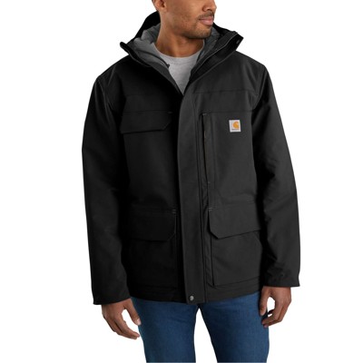 Herren Jacke SUPER DUX BONDED CHORE COAT, schwarz, Größe XXL von Carhartt