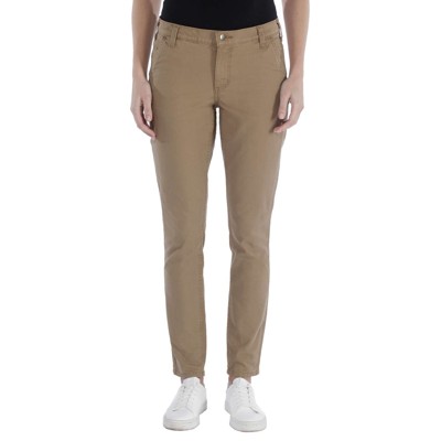 Slim-Fit Damenhose SLIM-FIT CRAWFORD PANT, yukon, Größe W14/REG Slim-Fit Damenhose SLIM-FIT CRAWFORD PANT, yukon, Größe W14/REG von Carhartt