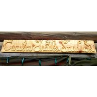 Handgeschnitzte Holz Zeichen Handgeschnitzte Holz Zeichen von CaribouTrailsStudios