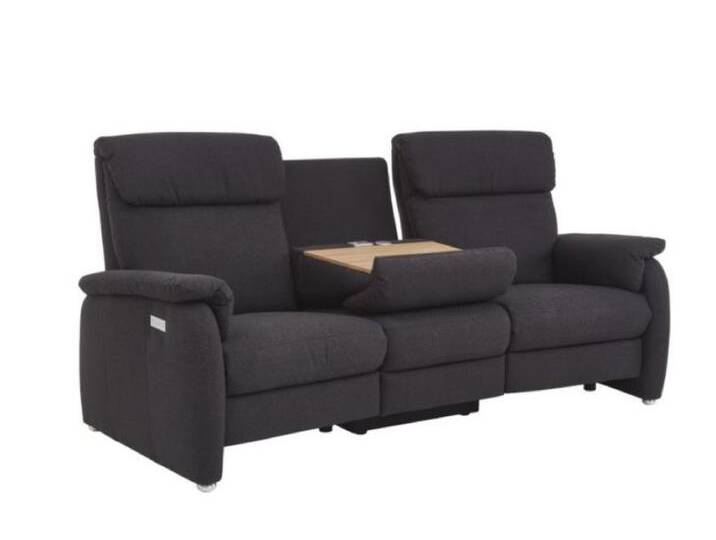 Carina Trapezsofa ALTO ca. B226 H107 T104 cm in Stoff Orlando ant von Carina-Polstermöbel