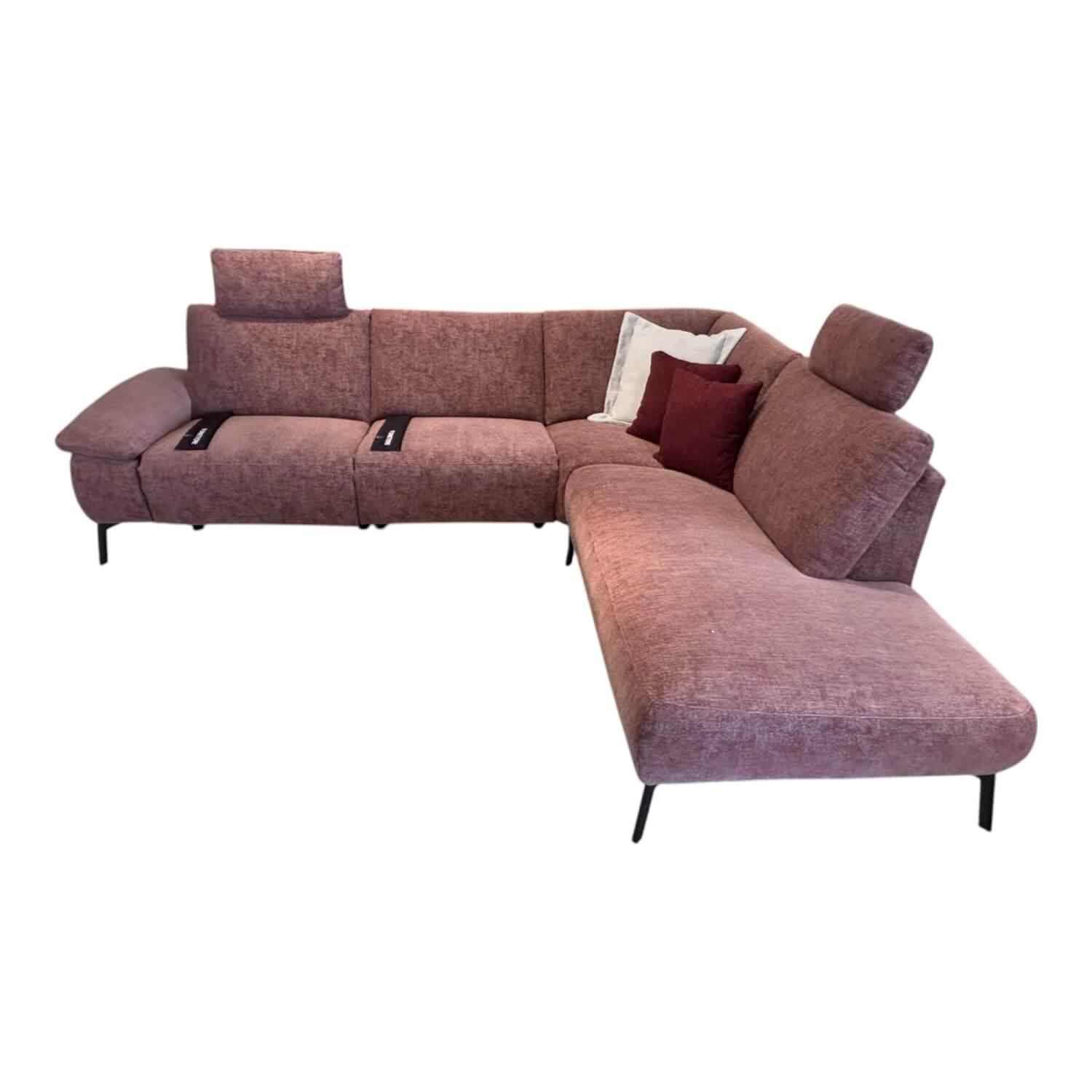 Ecksofa Vino Stoff Cosmopolitan Rosewood Rot Rosa Fuß 284 Schwarz Matt Inklusive... Ecksofa Vino Stoff Cosmopolitan Rosewood Rot Rosa Fuß 284 Schwarz Matt Inklusive... von Carina