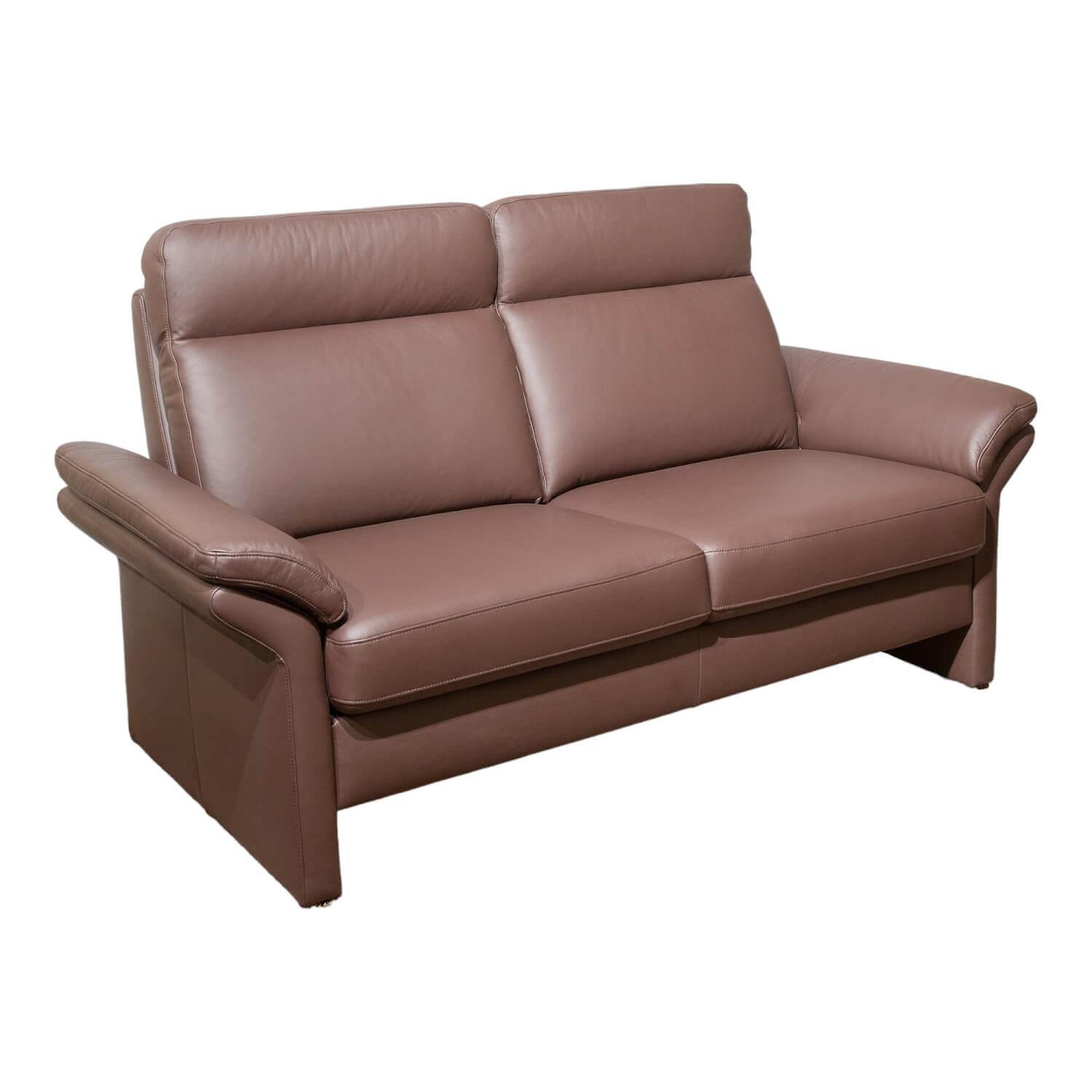 Sofa Madeira 2,5 Sitzer Bezug Leder Soft Line Chocolate Braun Mit Movefunktion von Carina