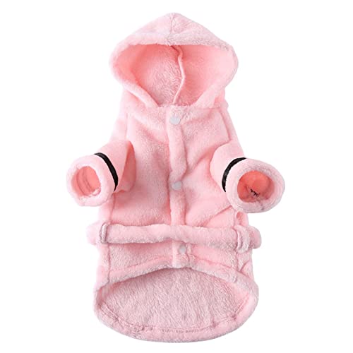 Hundemantel Bademantel Dog Hotel Bademantel Tiere Nachtkleid Handtuch Kleidung Tier Bade Schlafanzüge Katze Tierkleidung Hundepullover Mini von Caritierily