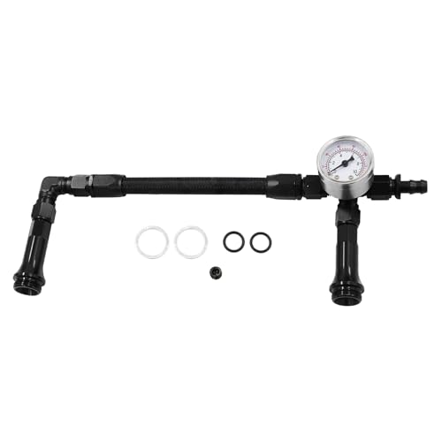 AN6 Dual Feed Fuel Line Kit, Dual Feed Carb Fuel Line Double Pump Compatible with Holley 4150 Carburetor with Vacuum Manometer AN6 Dual Feed Fuel Line Kit, Dual Feed Carb Fuel Line Double Pump Compatible with Holley 4150 Carburetor with Vacuum Manometer von Carkio