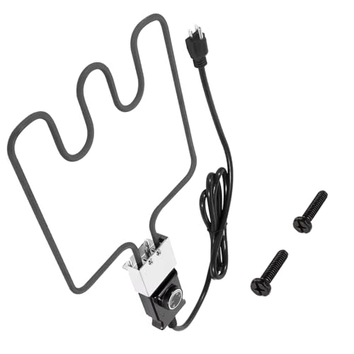 Cakio 1500W Electric Smoker and Grill Heating Element Replacement Part with Adjustable Thermostat Cord Controller, Heating Element Replacement Part Compatible with Masterbuilt Smokers & Turkey Fryers Cakio 1500W Electric Smoker and Grill Heating Element Replacement Part with Adjustable Thermostat Cord Controller, Heating Element Replacement Part Compatible with Masterbuilt Smokers & Turkey Fryers von Carkio