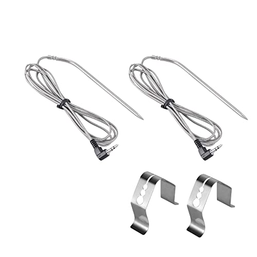 Carkio 2 Pack Temperature Meat BBQ Probe Compatible with Camp Chef Pellet Grills,Smoker Grill Temeprature Sensor, Pellet Grills Accessories with Stainless Steel Probe Clip Carkio 2 Pack Temperature Meat BBQ Probe Compatible with Camp Chef Pellet Grills,Smoker Grill Temeprature Sensor, Pellet Grills Accessories with Stainless Steel Probe Clip von Carkio