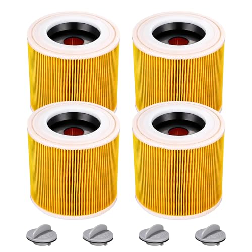 Carkio 4 Pack Vaccum Cartridge Filter Compatible with Karcher WD3 Karcher WD3 WD 3 P SE4001 SE4002 WD2 WD1 MV3 Cartridge Filter Accessories Carkio 4 Pack Vaccum Cartridge Filter Compatible with Karcher WD3 Karcher WD3 WD 3 P SE4001 SE4002 WD2 WD1 MV3 Cartridge Filter Accessories von Carkio