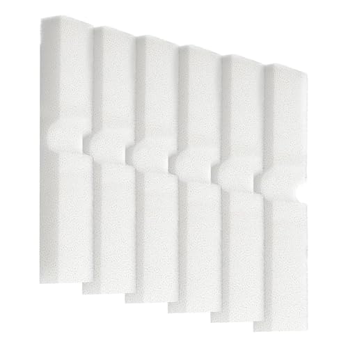 Carkio 6 Pack Aquarium Foam Filter Pads Replacement Compatible with Fx4, Fx5, Fx6 Cartridge Filters von Carkio