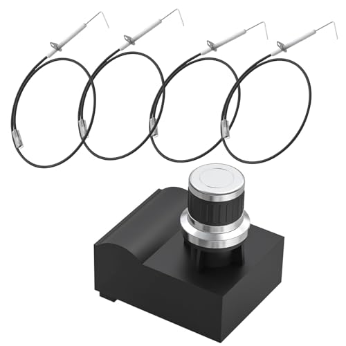 Carkio Grill Igniter Kit Compatible with Blackstone 28 Inch Griddle, 4 Outlets Electronic Spark Igniter for Blackstone, Electronic Battery Igniter Replacement Kit von Carkio