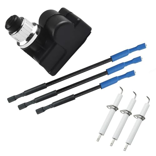 Carkio Igniter Kit Replacement Parts TS-IG3007 Compatible with Pit Boss Memphis Ultimate 4-in-1 Grill Accessories with 3 Electrodes Ignitor Burner Mounted Electrode 3 Wires von Carkio