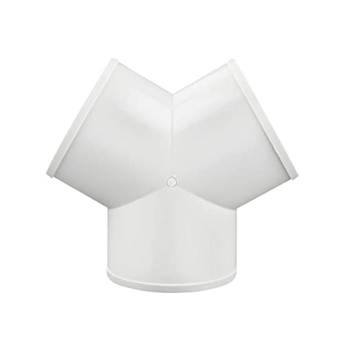 Carkio Round Pipe Y-Piece Diameter 100 mm Exhaust Duct Supply Air Duct Ventilation System Round Pipe Connector(Y Round Pipe 100 mm) von Carkio
