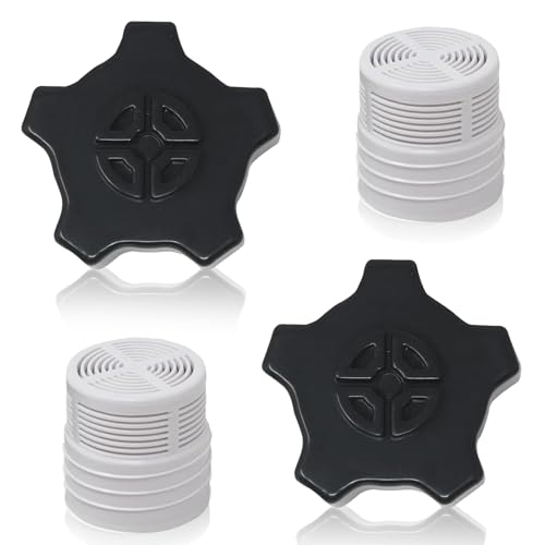 Carkio SX180LA Drain Cap Plug Assembly, Pool Sand Filter Drain Cap Fit for Hayward Pro-Series Sand Pool Filters Tank S310T2 S270T2 S310T2 S360T2 S140T Pool Sand Filters with Drain Cap & Screen-2 Pack von Carkio