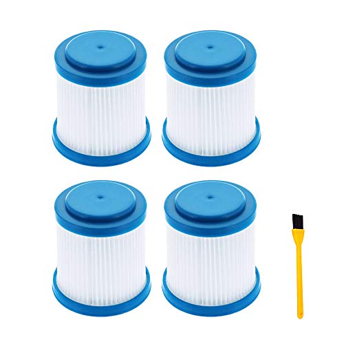 JJDD Carkio 4 Stück Ersatz VPF20 Plissee Vakuumfilter kompatibel mit Black and Decker 2-in-1 Schnurlost-Stick, vergleichbar mit Teil 9060605801 90606058-01 von Carkio