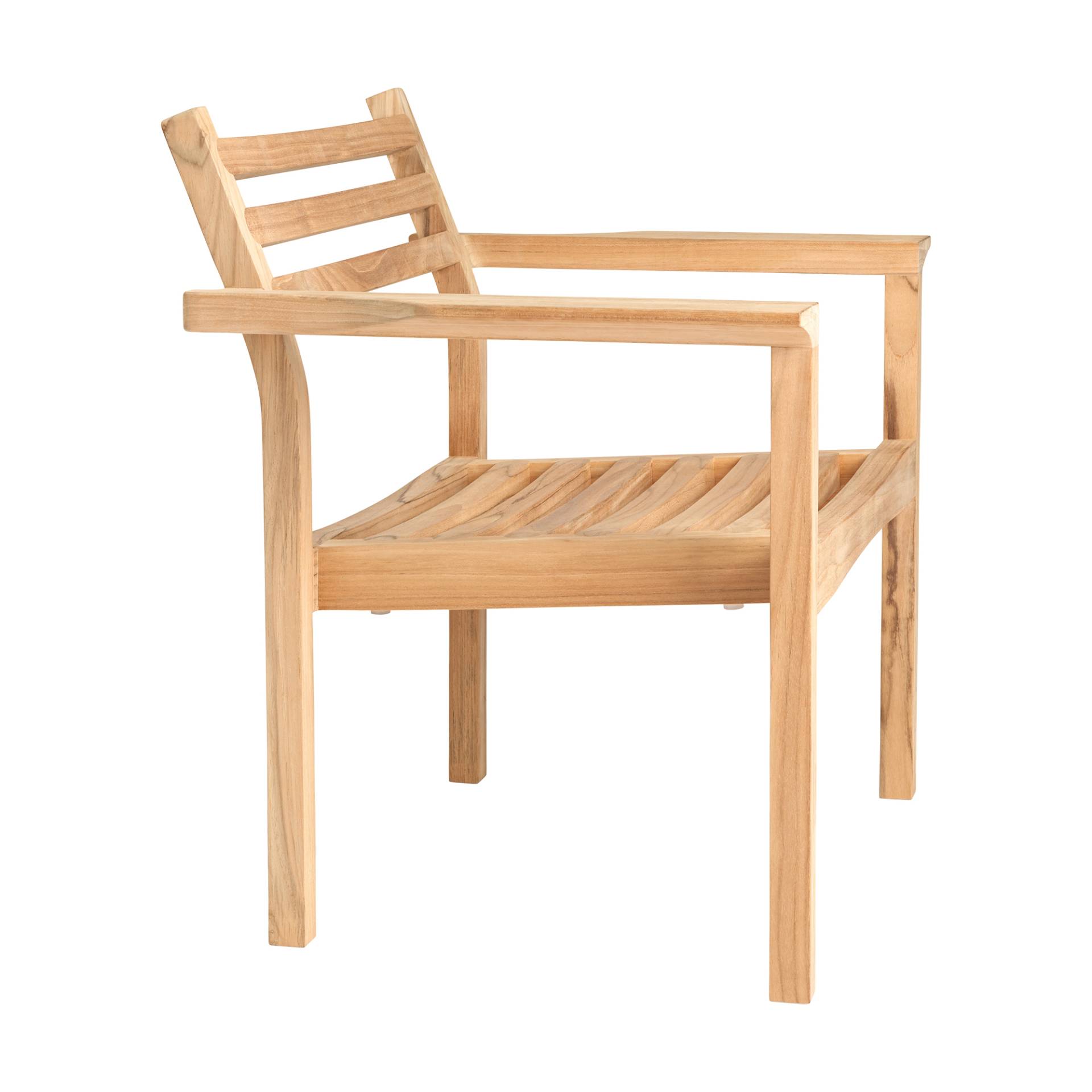 Carl Hansen - AH601 Outdoor Lounge Chair - teak/unbehandelt/BxHxT 83.5x73.5x57.5cm von Carl Hansen