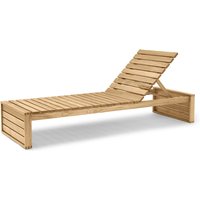 Carl Hansen - BK14 Sonnenliege, Teak unbehandelt von Carl Hansen