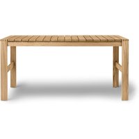 Carl Hansen - BK15 Garten Esstisch, 76 x 152,5 cm, Teak unbehandelt von Carl Hansen