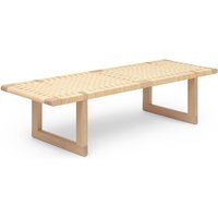 Carl Hansen - BM0488 Couchtisch, Eiche geölt / Korbgeflecht von Carl Hansen