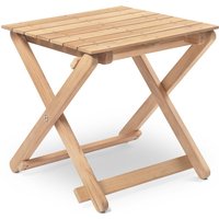 Carl Hansen - BM5868 Beistelltisch, Teak unbehandelt von Carl Hansen