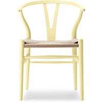 Carl Hansen - CH24 Soft Wishbone Chair Ilse Crawford, Buche soft hollyhock / Naturgeflecht von Carl Hansen