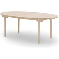 Carl Hansen - CH338 ausziehbarer Esstisch, 200 x 115 cm, Eiche geseift (mit Auszug für 2 Platten) von Carl Hansen