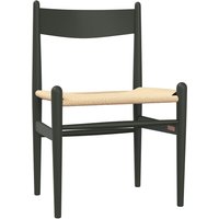 Carl Hansen - CH36 Chair, Buche soft grün lackiert / Naturgeflecht von Carl Hansen