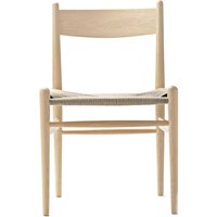 Carl Hansen - CH36 Chair, Eiche geseift / Naturgeflecht von Carl Hansen