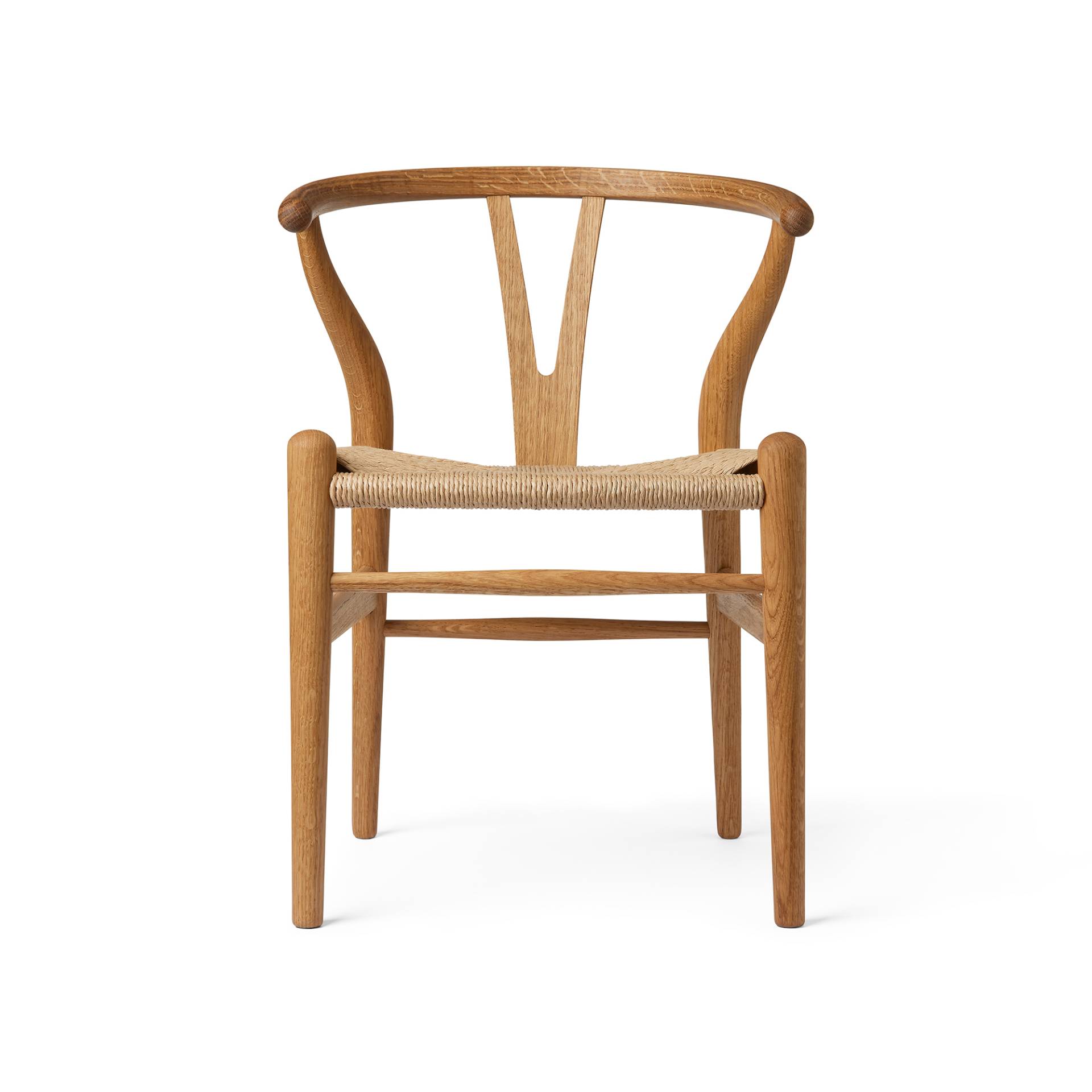 Carl Hansen - Limited Edition CH24 Wishbone Kinderstuhl - Eiche geölt/Geflecht Papiergarn natur/BxHxT 38x51x34cm von Carl Hansen