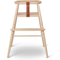 Carl Hansen - ND54 Kinder-Hochstuhl, Buche matt lackiert / cognac von Carl Hansen