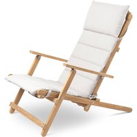 Carl Hansen - Sitzauflage für BM5568 Liegestuhl, beige (Sunbrella Heritage Papyrus 18006) von Carl Hansen