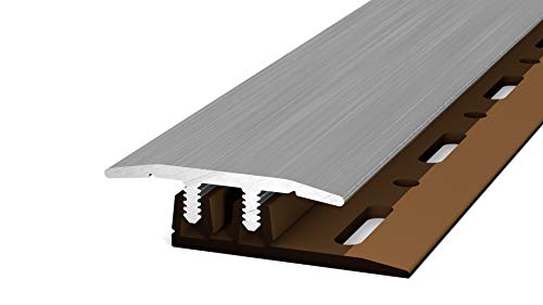 Profi-Design Übergangsprofil Alu 27mm/90cm edelstahloptik gebürstet von Carl Prinz