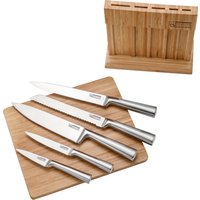 Carl Schmidt Sohn Messerblock "Soest" 7 Stk. inkl. Schneidebrett von Carl Schmidt Sohn