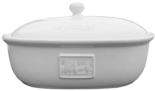 Brottopf Keramik oval Steingut Carl Tode Brotkasten 36,5x25x20 Steintopf von Carl Tode
