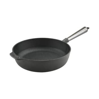 Carl Victor Servierpfanne Gusseisenpfanne 25 cm ohne PFAS mit Edelstahlgriff von Carl Victor