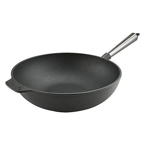 Carl Victor - Wok Aus Gusseisen Rund 30 cm Mit Edelstahlgriff Carl Victor - Wok Aus Gusseisen Rund 30 cm Mit Edelstahlgriff von Carl Victor