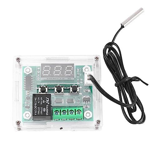 Carlgelrag W1209 DC 12V Thermostat Temperatur Regler Thermometer Controller mit Digitaler LED Anzeige mit GehäUse von Carlgelrag