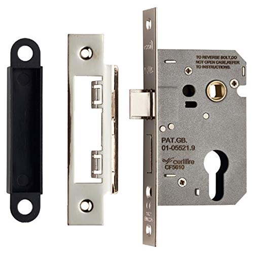 Carlisle Brass ESE5025NP/BP Einsteckschloss, Polierts Nickel, 6,4 cm von Carlisle Brass