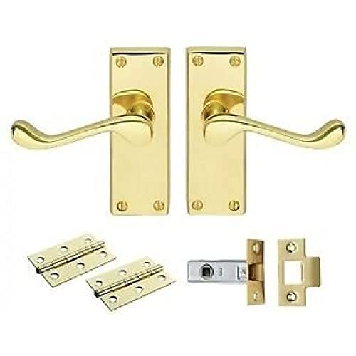 Carlisle Brass GK002EB/INTB Contract Viktorianisches Riegel-Set, Messing, 118 X 40 mm von Carlisle Brass