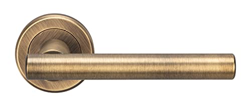 Carlisle Brass Serozzetta Philadelphia Hebel auf verdeckter Fixierung, runde Rose, Antique Brass Farbe/ von Carlisle Brass