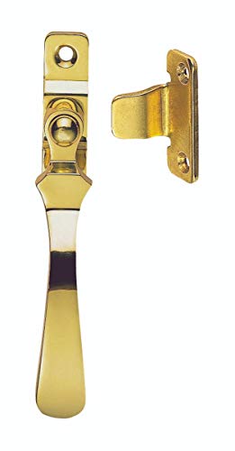 Carlisle Brass V1005 Vorbauverschluss, Keilmuster, Messing poliert, 101 mm Grifflänge, 58 x 16 mm von Carlisle Brass