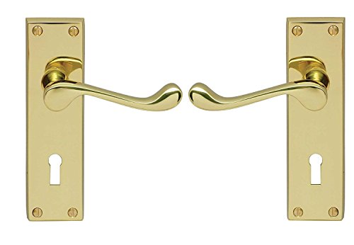 Carlisle Brass cbs54/BP Viktorianisches Hebel Lock Möbel Messing (Vertrag) – Gold von Carlisle Brass