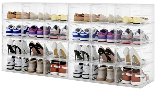 Carlo Milano Schuhorganizer: 24er-Set Transparente Schuhbox, stapelbar, Schuhe bis Größe 47 (Klarsichtboxen mit Deckel, Schuhaufbewahrungboxen) Carlo Milano Schuhorganizer: 24er-Set Transparente Schuhbox, stapelbar, Schuhe bis Größe 47 (Klarsichtboxen mit Deckel, Schuhaufbewahrungboxen) von Carlo Milano