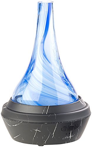 Carlo Milano Nebler: Aroma-Diffusor aus mundgeblasenem Glas, mit Farb-LED, 120 ml (Aroma Vernebler, Diffuser Luftbefeuchter, Zimmerbrunnen) von Carlo Milano