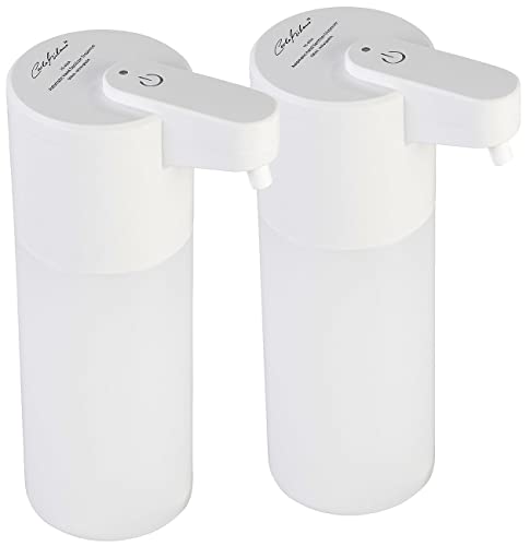 Carlo Milano Seife Spender: 2er Set Autom. Akku-Spray-Desinfektionsmittelspender, IR-Sensor,500 ml (Schaumseifenspender elektrisch, Spender Desinfektionsmittel, Desinfektion) von Carlo Milano