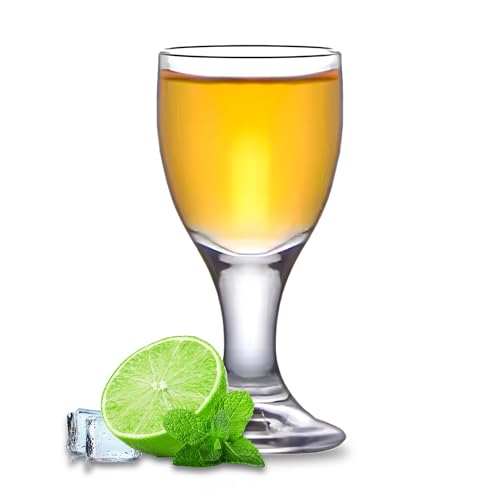 12 Schnapsgläser aus robustem Glas 4cl, für Partys und Events (30845-12) Schnapsglas für Tequila oder Jägermeister, Vodka, Ramazotti, Ouzo, Schnapskrug von Carlso